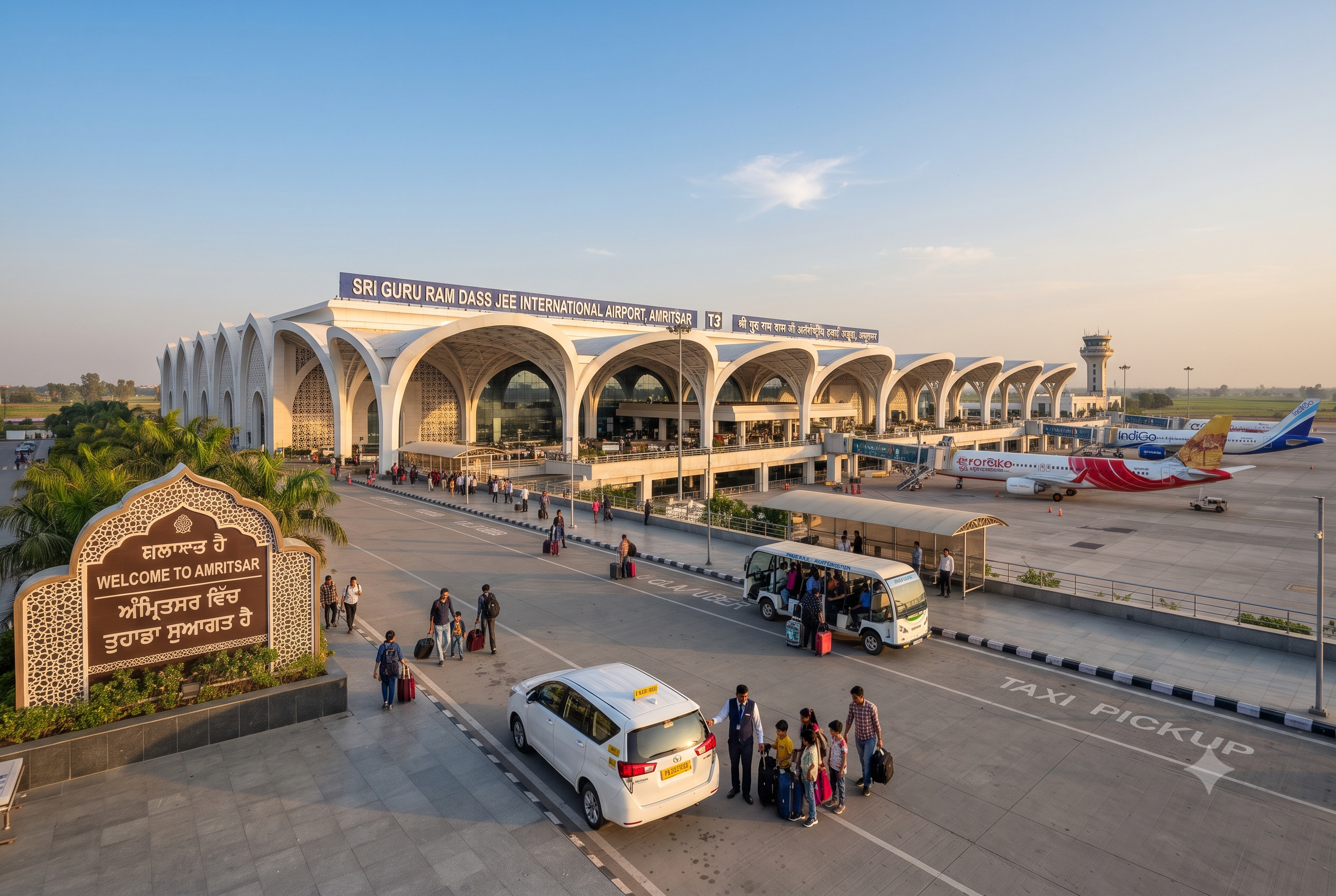 Sri Guru Ram Dass Jee Amritsar Airport Taxi