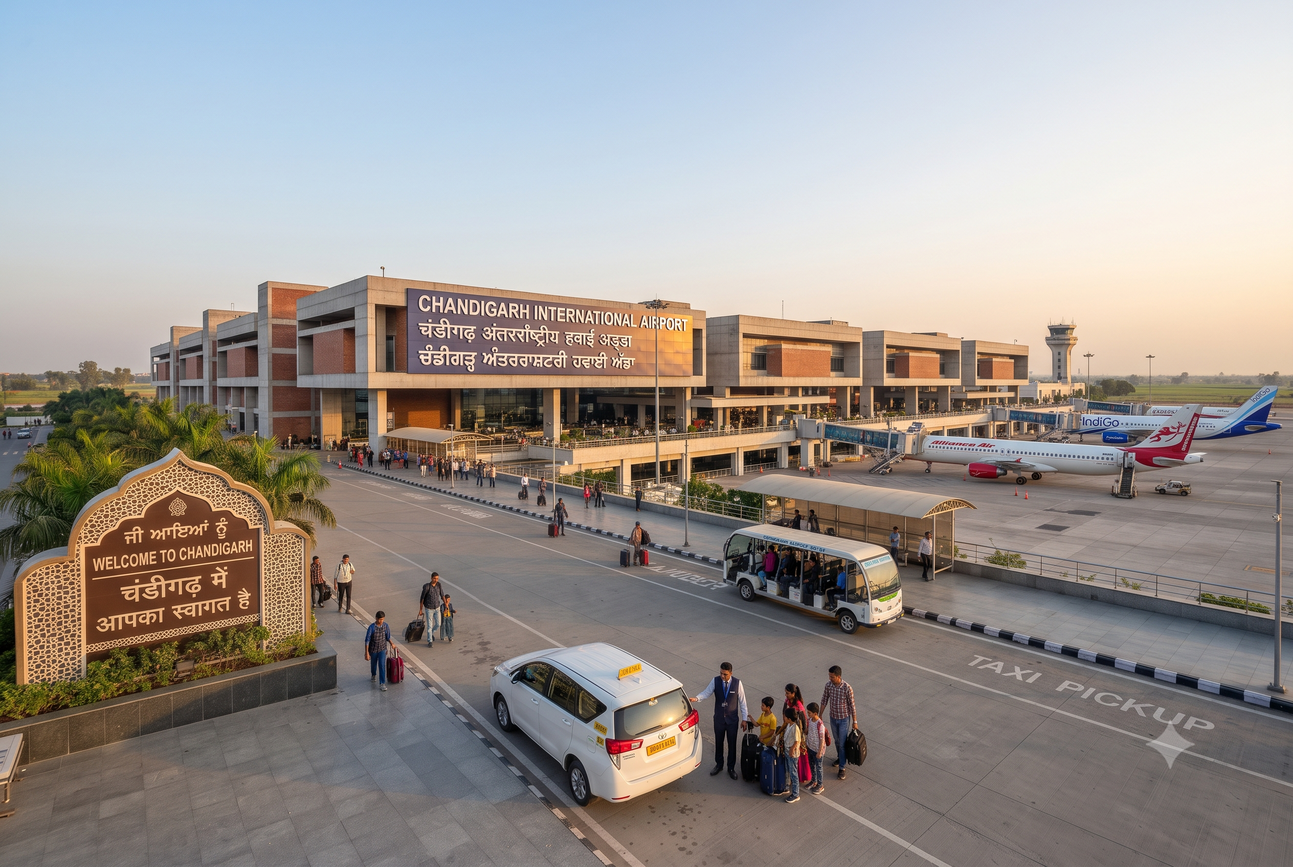 Chandigarh International Airport Taxi